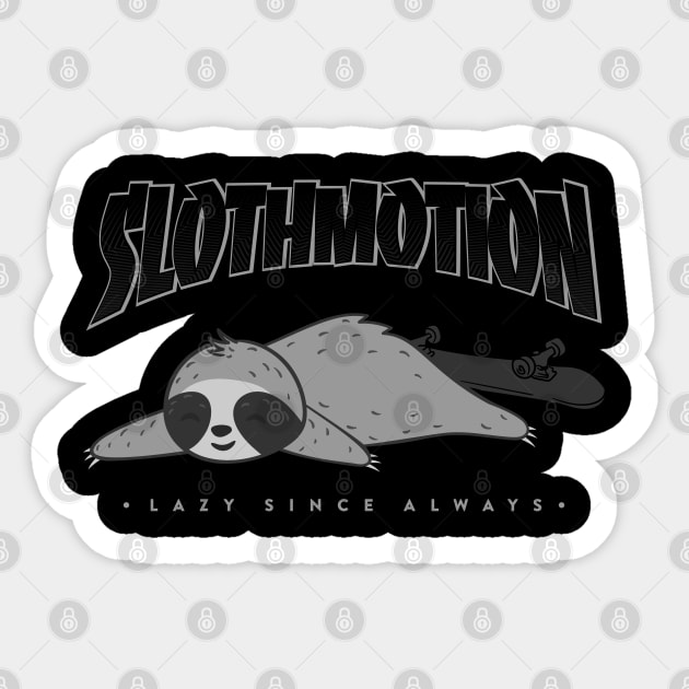 Sloth Motion lazy since always cute animal lover Sticker by opippi